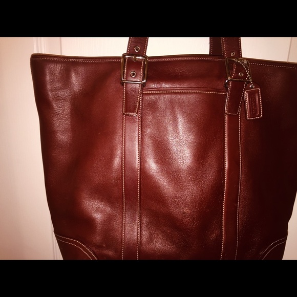 Coach Bags Coach Oxblood Tote Poshmark